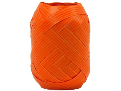 Dárková stuha papírová 1cmx15m, oranžová