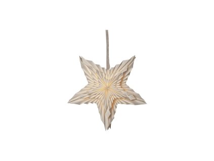 Papírová hvězda 50cm, BSZ, bílá - Star Trading