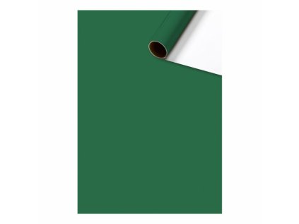 Dárkový papír role 0,7 x 10m, tmavě zelená