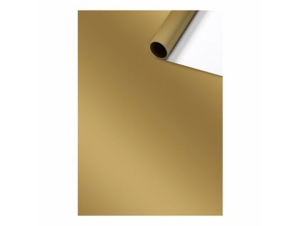 Dárkový papír role 0,7 x 10m, zlatá