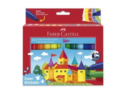 SADA FIXŮ FABER-CASTELL JUMBO SUPERWASHABLE 24 KS