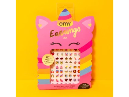 Samolepkové naušnice 'Lily' - OMY