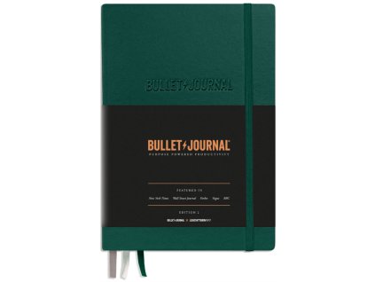 ZÁPISNÍK A5 BULLET JOURNAL, LEUCHTTURM - ZELENÁ
