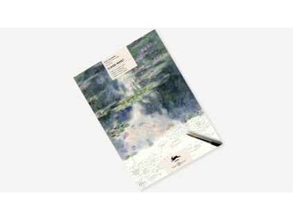 Omalovánky A4 'Claude Monet' - The Pepin Press