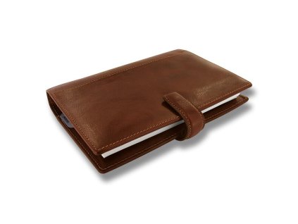 DIÁŘ FILOFAX, LOCKWOOD, OSOBNÍ, HNĚDÁ