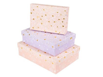 Sada dárkových krabic 3ks Finamente Goldbuch