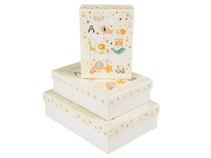 Sada dár.krabic 3ks Toy Zoo Goldbuch