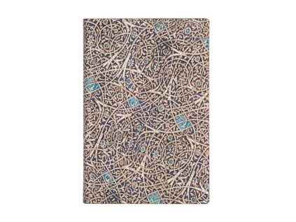 Zápisník Paperblanks Moorish Mosaic, Granada Turquoise, Mini, linkovaný