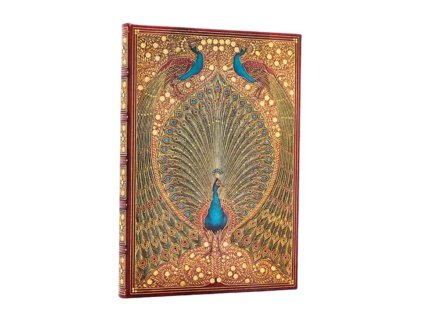 Zápisník Paperblanks Sangorski & Sutcliffe, Hafiz’s Peacocks, Midi, linkovaný