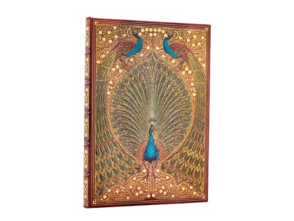 Zápisník Paperblanks Sangorski & Sutcliffe, Hafiz’s Peacocks, Midi, čistý