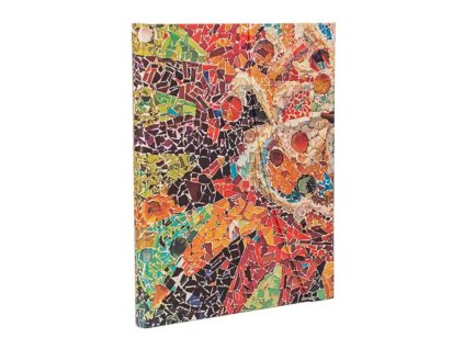 Zápisník Paperblanks Gaudi’s Mosaics, Gaudi’s Sun, Midi, čistý