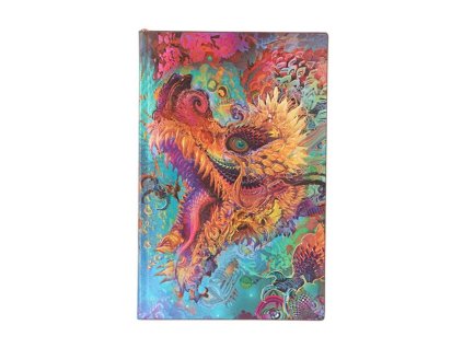 Zápisník Paperblanks Android Jones Collection, Humming Dragon, Maxi, tečkovaný