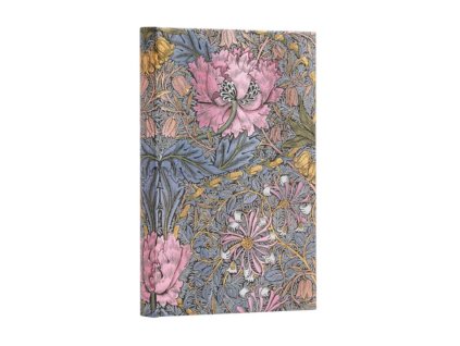 Zápisník Paperblanks William Morris, Morris Pink Honeysuckle, Mini, linkovaný