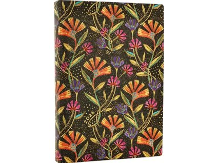 2026 Paperblanks diář 12 / Wild Flowers / Midi / Day-at-a-time