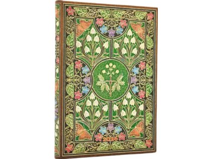 2026 Paperblanks diář 12 / Poetry in Bloom / Midi / Horizontal