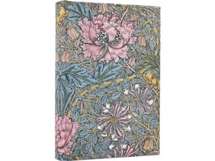 2026 Paperblanks diář 12 / Morris Pink Honeysuckle / Mini / Day-at-a-time