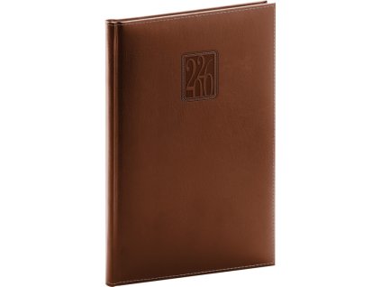 NOTIQUE Týdenní diář Panama 2026, hnědý, 15 x 21 cm