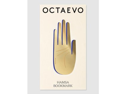 Mosazná záložka Octaevo - Hamsa