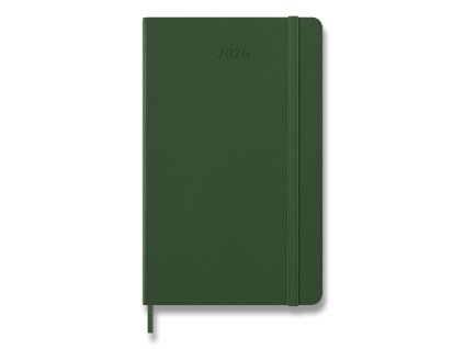 Diář MOLESKINE 2026 týdenní tvrdý tmavě zelený