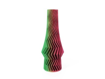 Váza ZIGZAG Magic, zelená-červená 15 cm - Martin Žampach