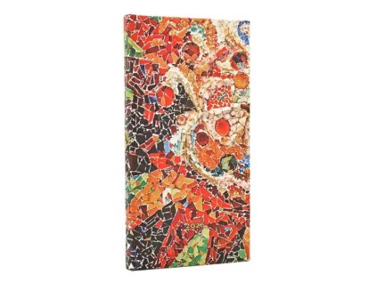 2026 Paperblanks diář  12 / Gaudi’s Sun / Slim / Horizontal