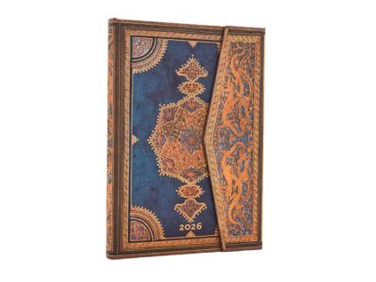 2026 Paperblanks diář  12 / Safavid Indigo / Midi / Vertical