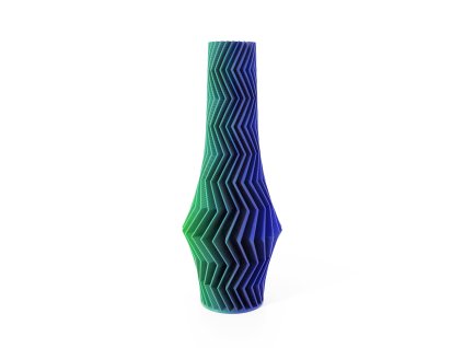 Váza ZIGZAG Magic, zelená-fialová 15 cm - Martin Žampach