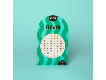 Samolepky na nehty ''Flower'' - OMY