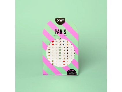 Samolepky na nehty ''Paris'' - OMY