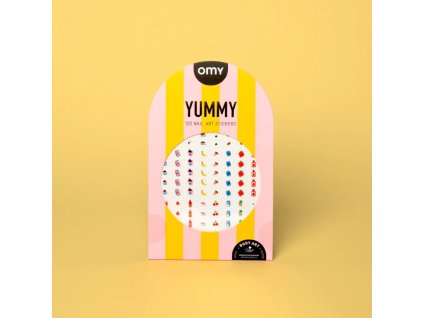 Samolepky na nehty ''Yummy'' - OMY
