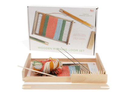 Dřevěný tkalcovský stav Rex London