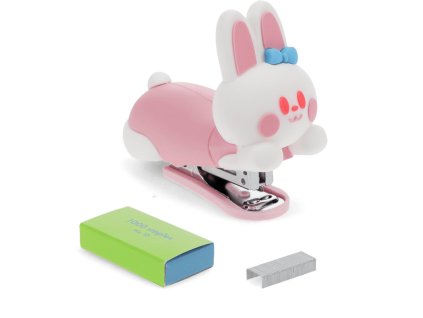 Mini sešívačka s 1000 sponkami králíček Rex London