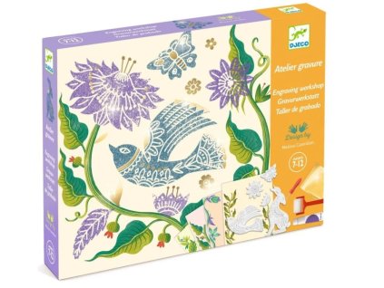 DJECO Kreativní sada rytí Passionflower