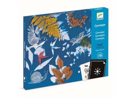 DJECO Tvoření s fotopapíry, sada Starter - modrotisk