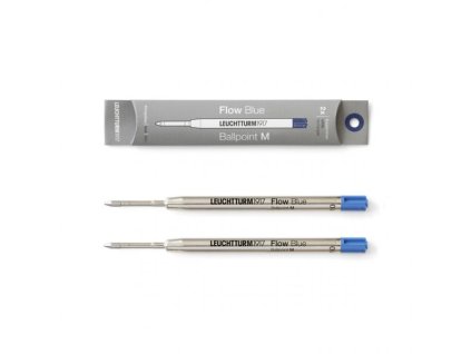 LEUCHTTURM Refill M for Drehgriffel Nr.1 Royal Blue, pack of 2-ballpoint