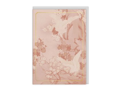 přání Ohh Deer Eastern Elegance Cranes And Blossom