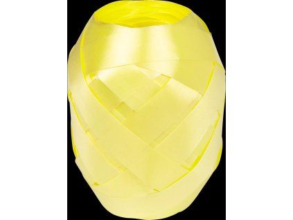 Polyesterová stuha 10 mm žlutá Stewo