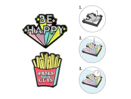 Sada samolepek Legami Cutie Be Happy