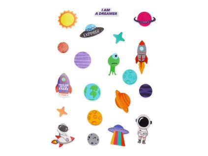 Reflexní samolepky na kolo Legami Space