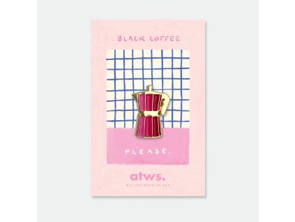 Brož Pink Coffee