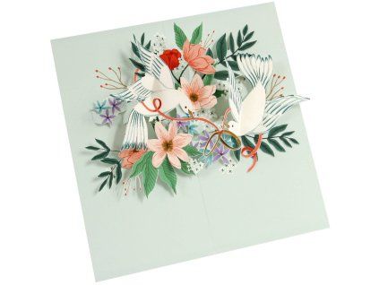 Pop-up přání Pure Alchemy Love Birds
