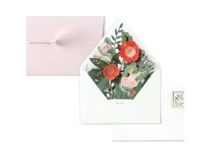 Přání Dear Alchemy Floral Envelope