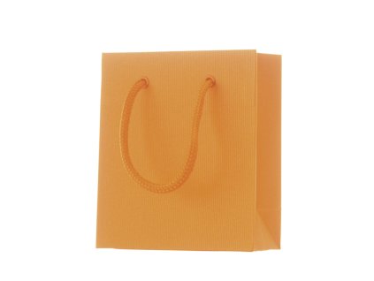 Dárková taška 12x6x14cm A6+, One Colour, oranžová