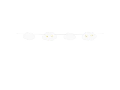 Girlanda 'Malý obláček', 1,45m - PartyDeco