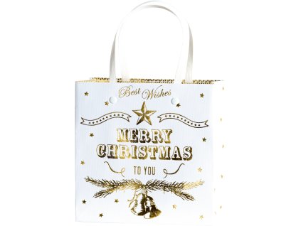 Dárková taška 18x8x18cm A6+, Merry Christmas