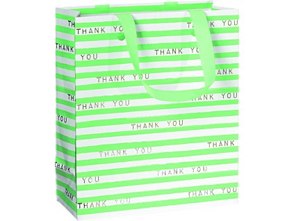 Dárková taška 18x8x21cm A5+, Díky!