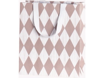 Dárková taška 18x8x21cm A5+, Grafický vzor