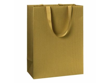 Dárková taška 23 x 13 x 30cm, zlatá