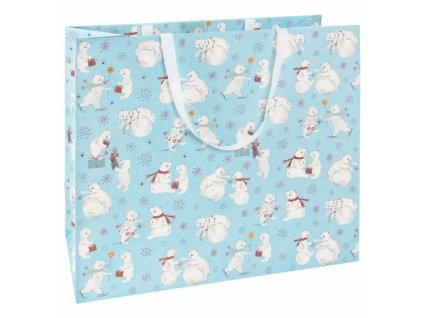 Dárková taška 50 x 25 x 45cm, sněhulák
