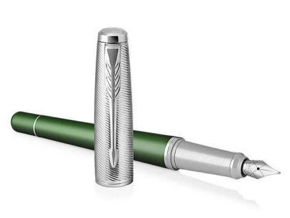 Parker Royal Urban Premium Green CT, hrot F - plnicí pero